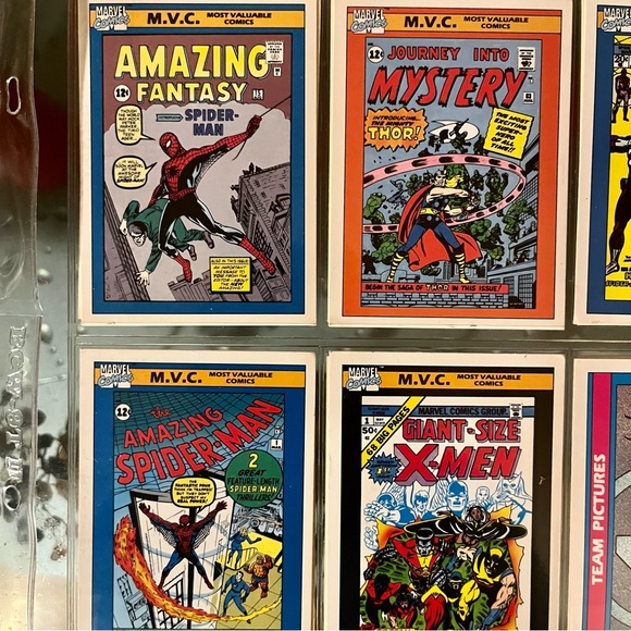 1990 Marvel Universe Comic Trading Cards - Picture 14 of 14